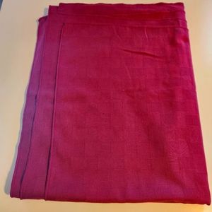 Burgurndy Red Colored Tablecloth